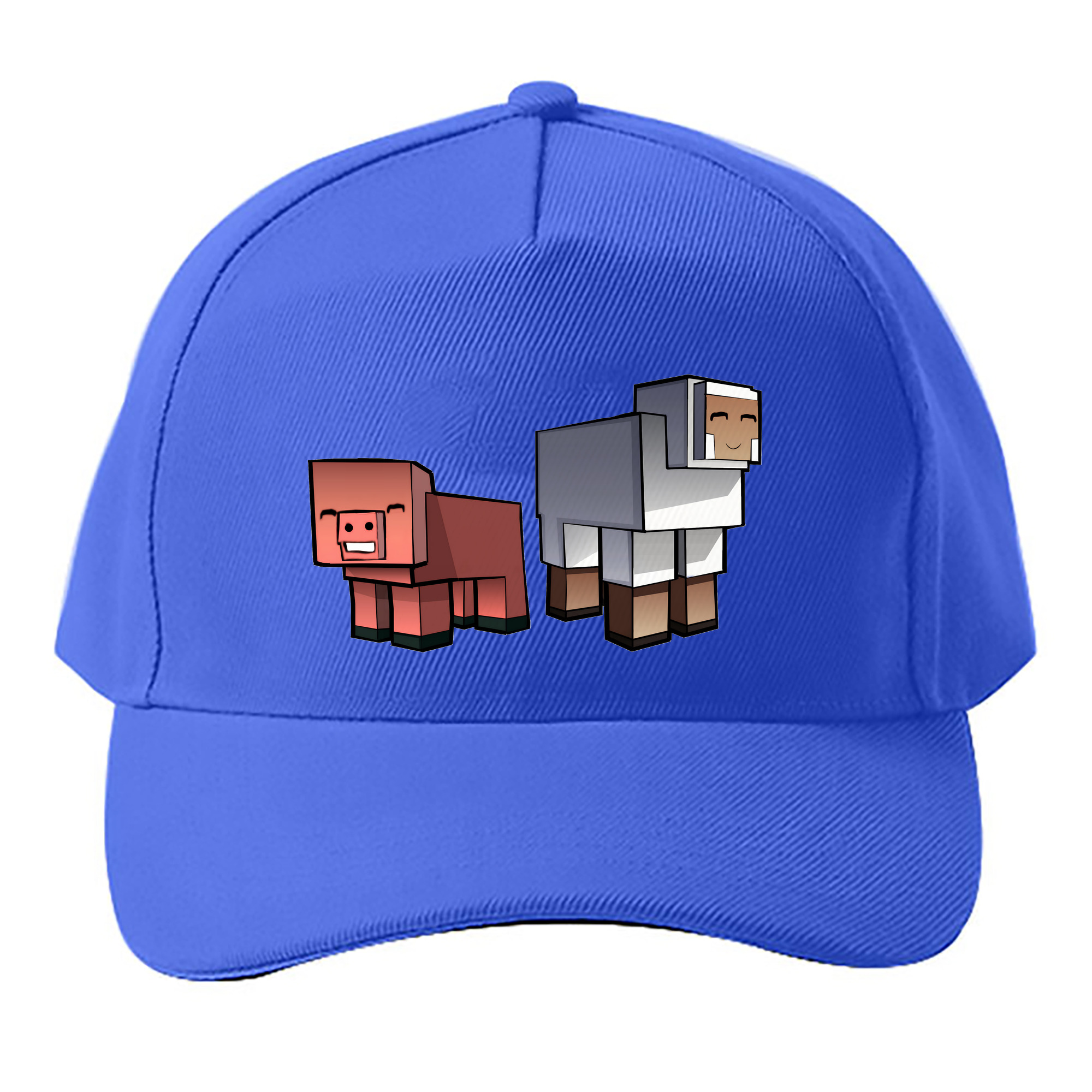 （画像用） マインクラフト ブロックの世界 Minecraft MC Block world ベースボールキャップ 綿100％ 男女兼用 帽子 スポーツ